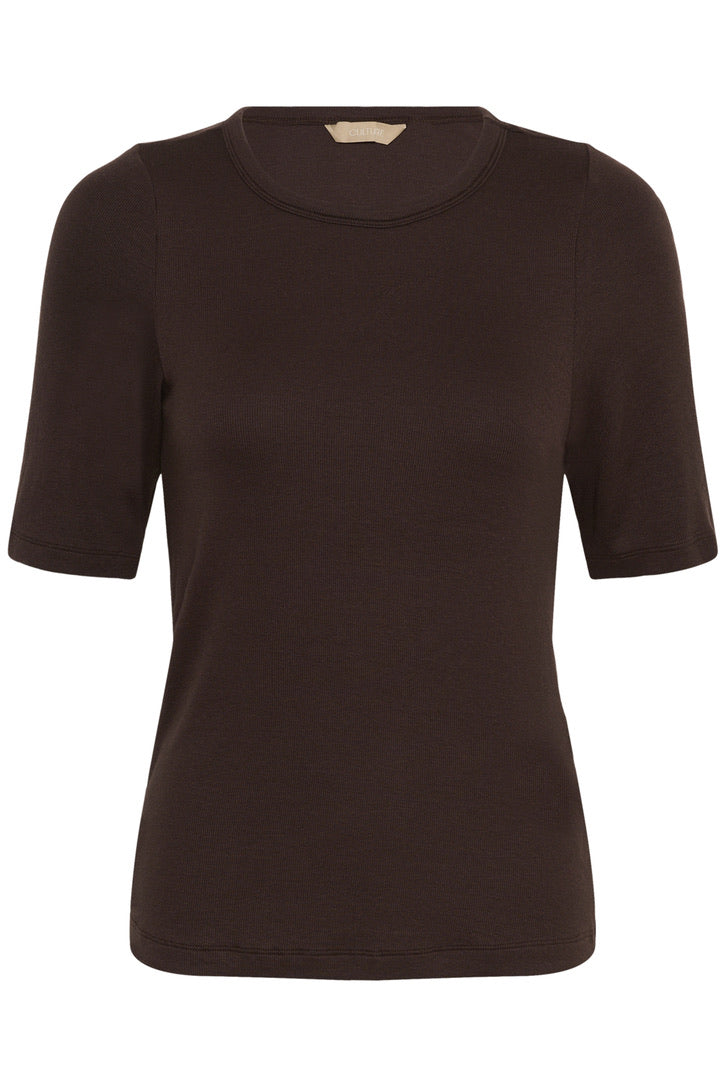 JULIET 3/4 T-SHIRT IN COFFEE BEAN