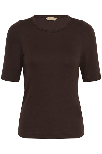 JULIET 3/4 T-SHIRT IN COFFEE BEAN