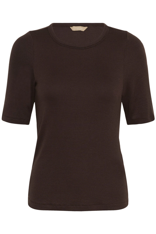 JULIET 3/4 T-SHIRT IN COFFEE BEAN