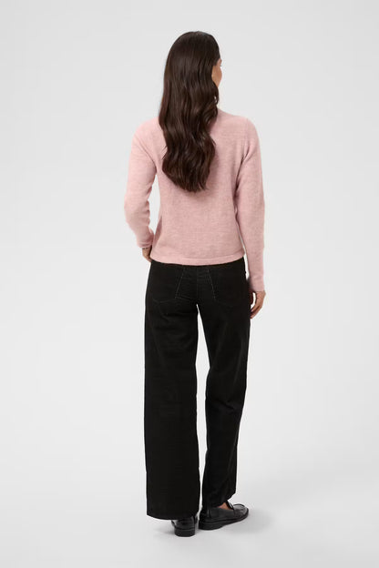 ANIEL KNIT CARDIGAN IN PALE MAUVE