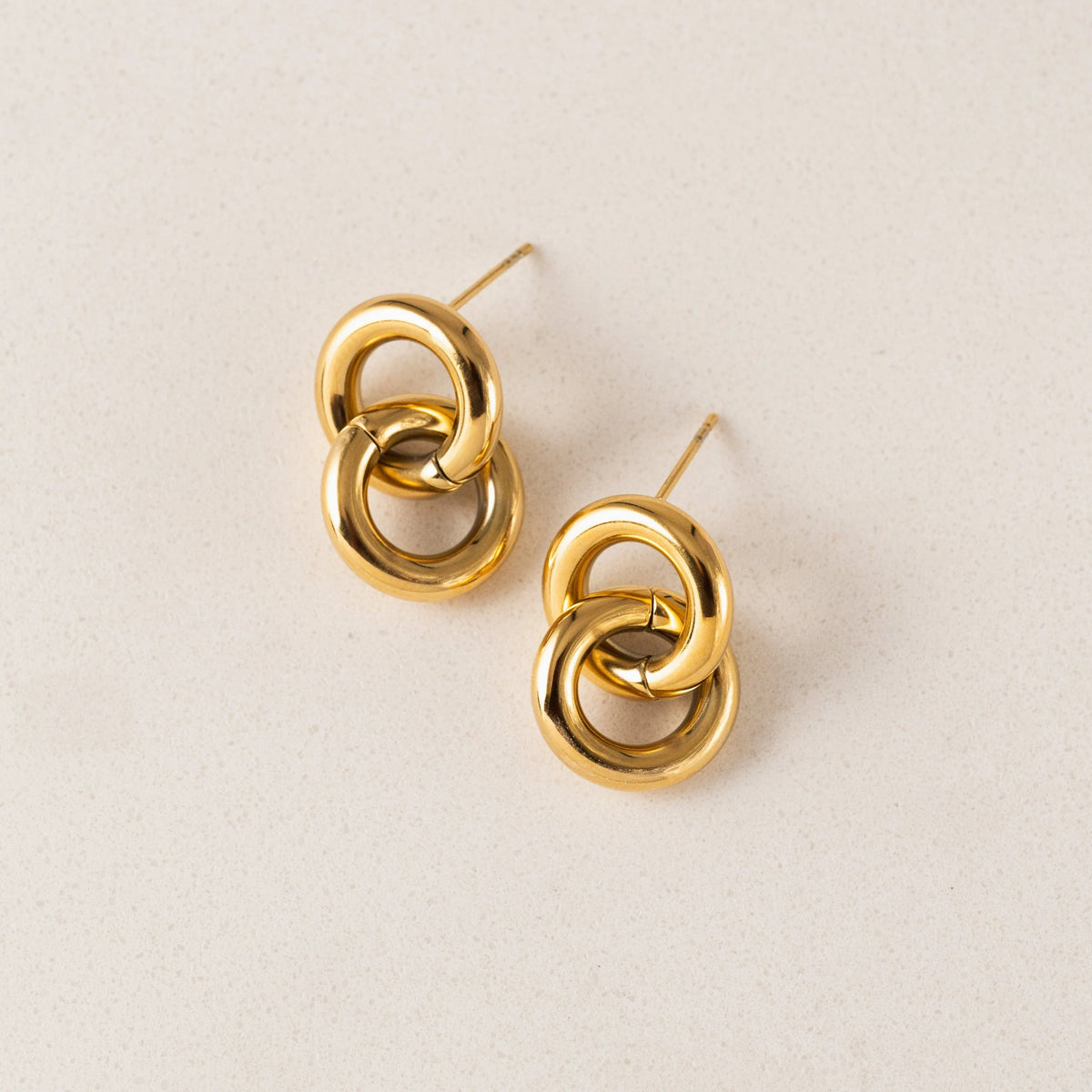LINX DROP EARRINGS - GOLD