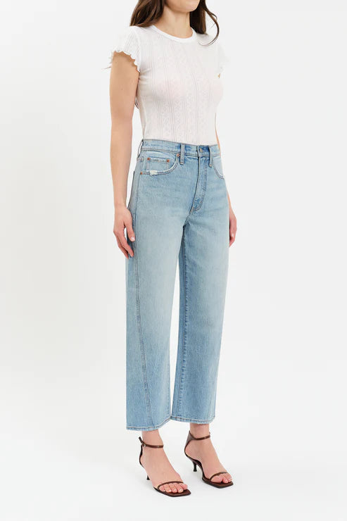 WESTWARD - High Rise Seamed Barrel in Pulse