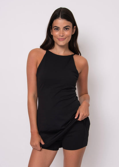 EUGENE SPORTS DRESS IN BLACK