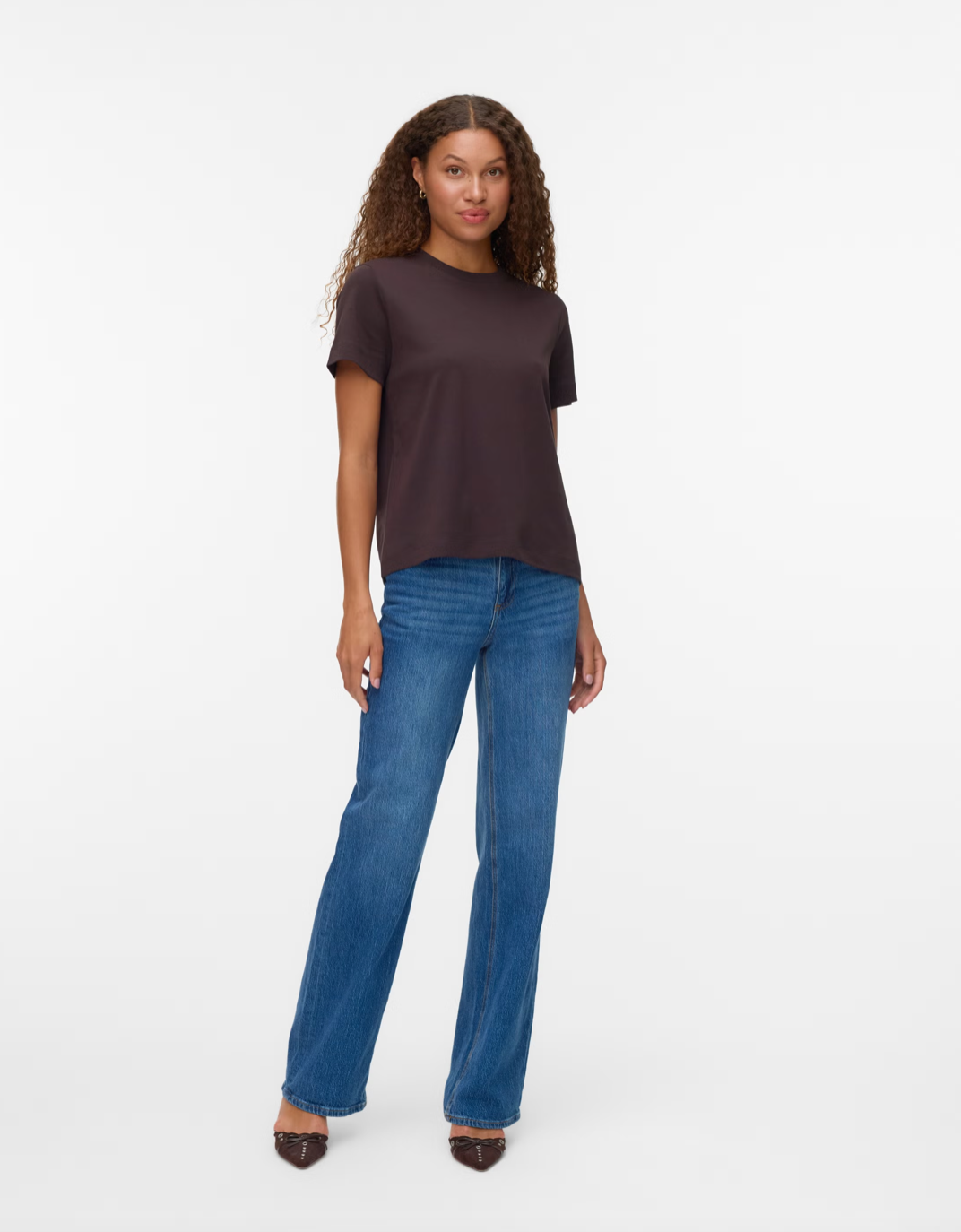NAIMA TSHIRT IN CHOCOLATE