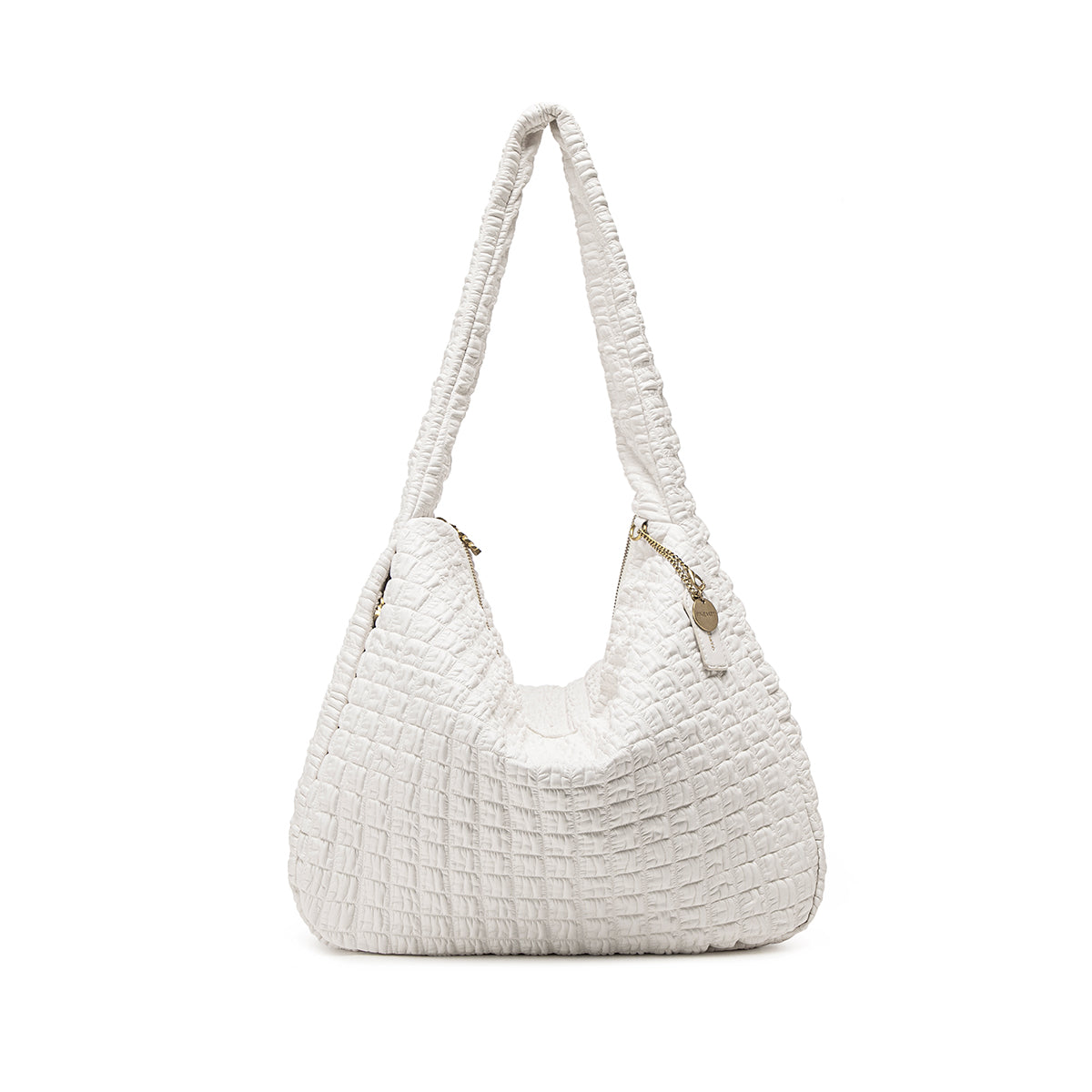 WAFFLE Shoulder Bag - Coconut Cream