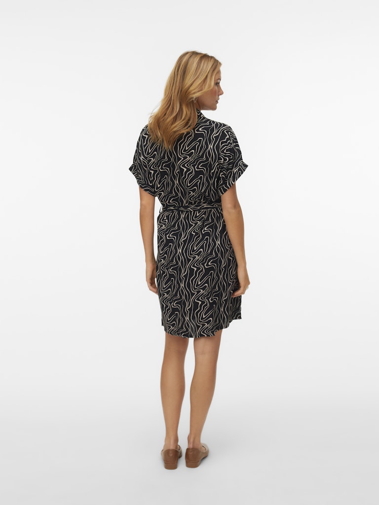 EASY JOY SHORT SLEEVE SHIRT DRESS