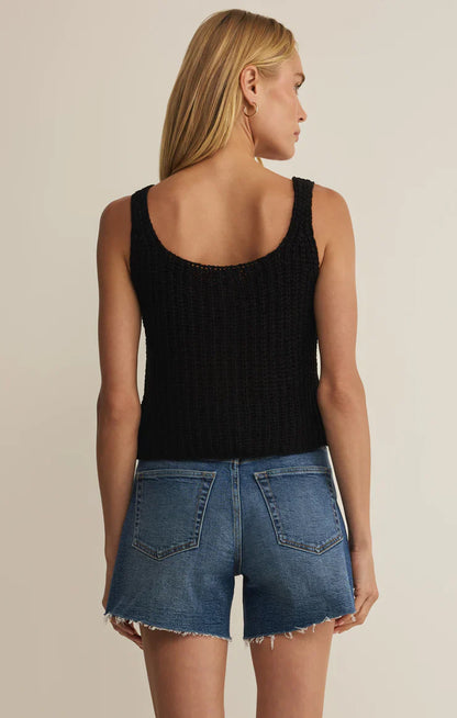 TATE LACE UP SWEATER