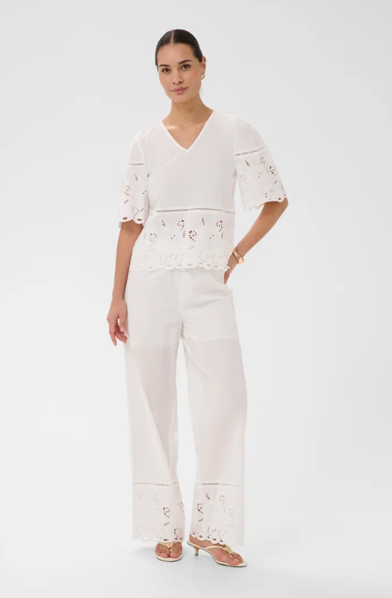 GERTRUDE EYELET PANTS
