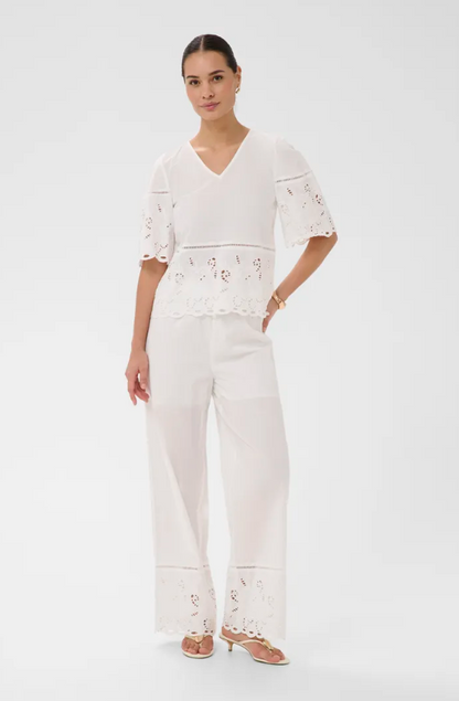GERTRUDE EYELET PANTS
