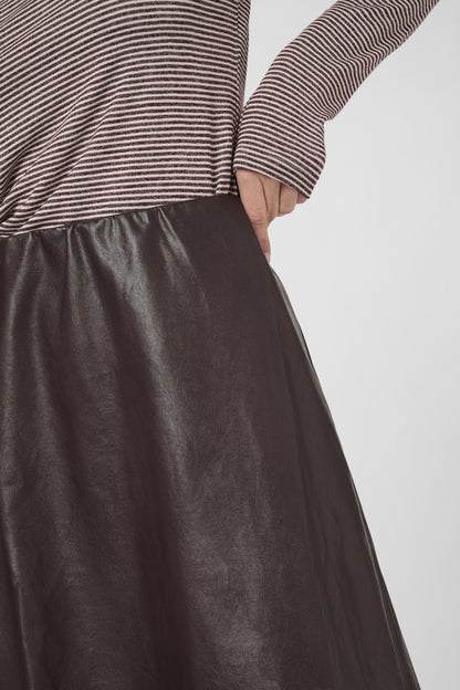 LILLI LEATHER SKIRT