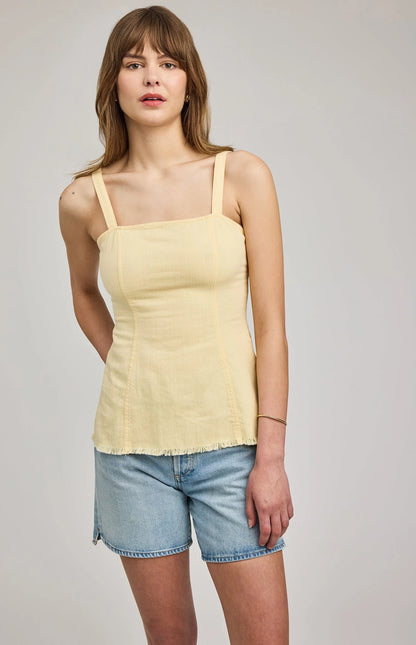 INEZ Tank Top Cornsilk