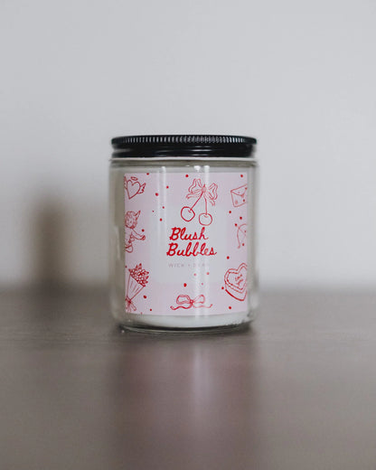 BLUSH BUBBLES - 9OZ Soy Candle