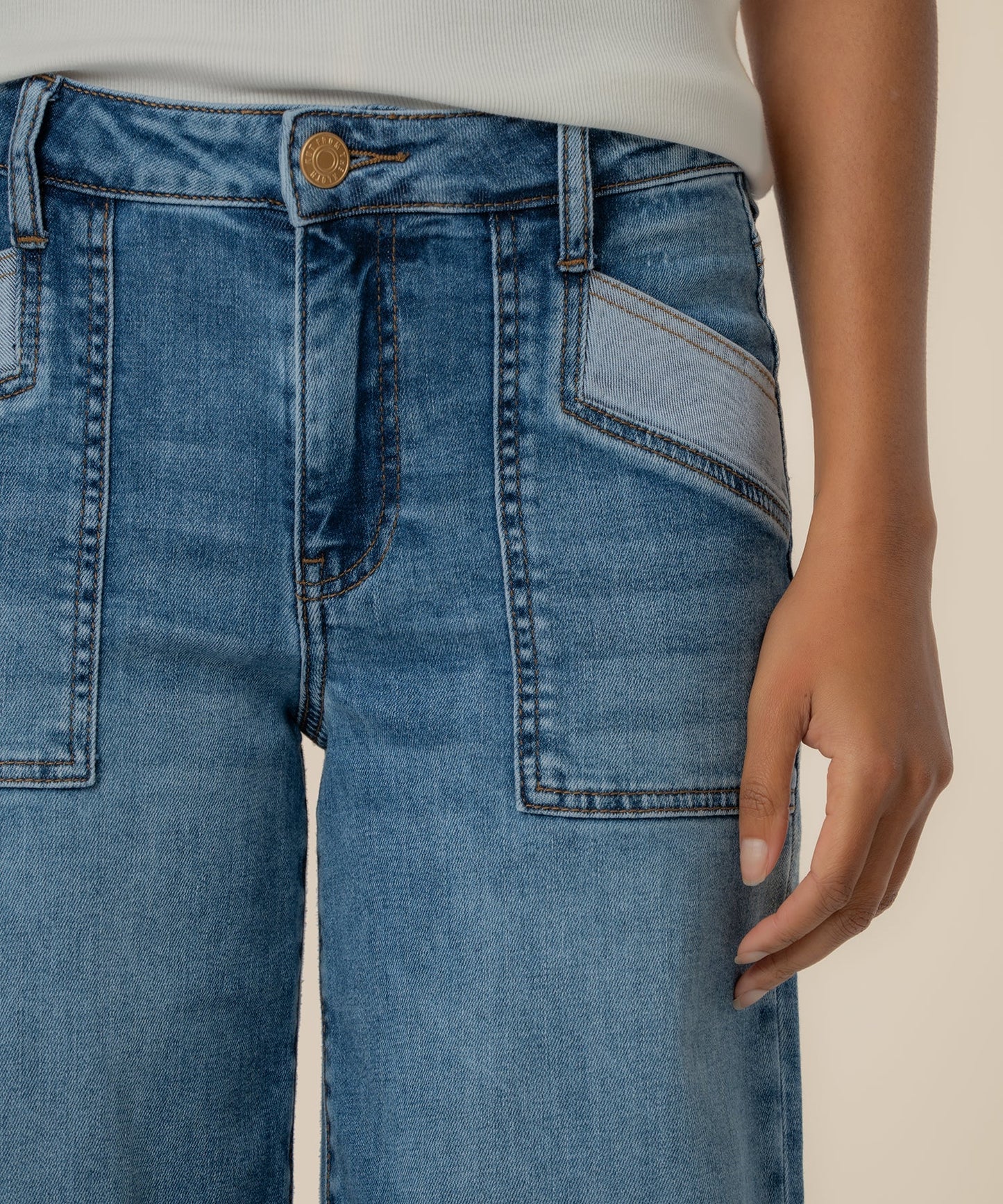 MAYA High Rise Wide Leg in Success