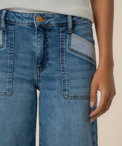 MAYA High Rise Wide Leg in Success