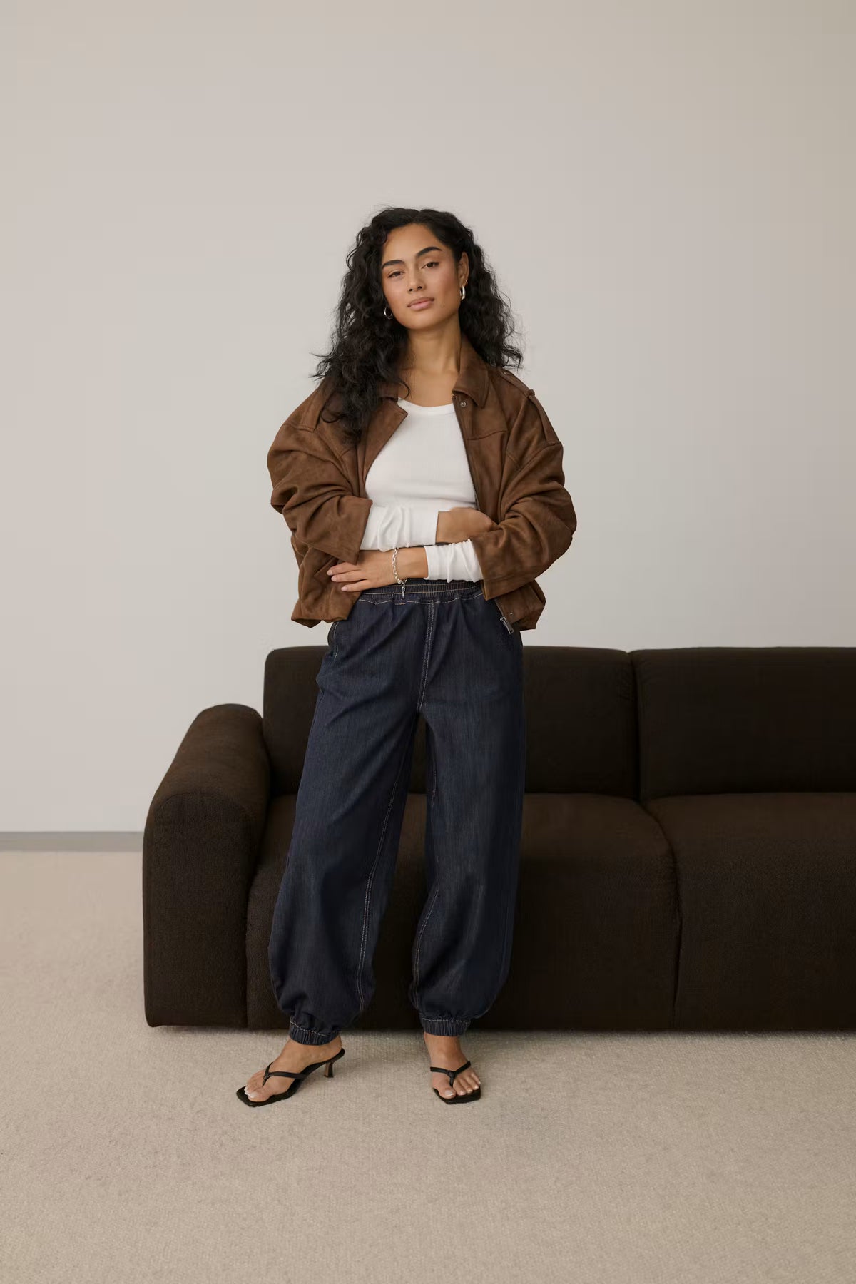 GALILEA SUEDETTE BOMBER JACKET