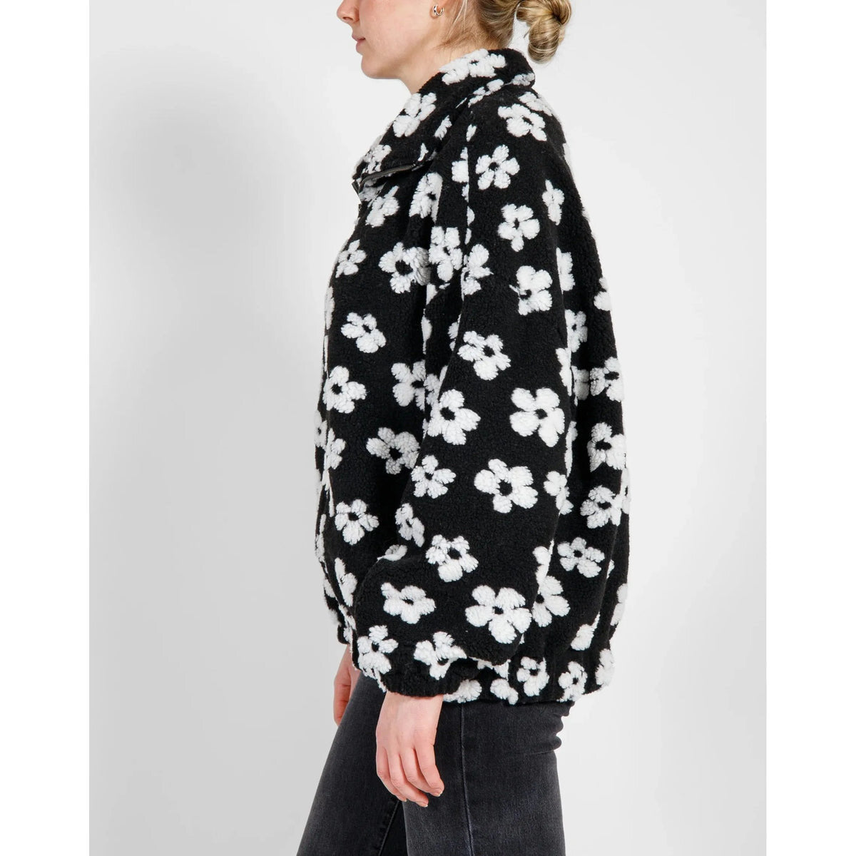 ALL OVER DAISY Sherpa Jacket