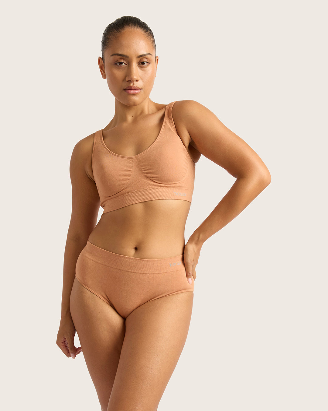 Seamfree Padded  Crop Bra - Cove