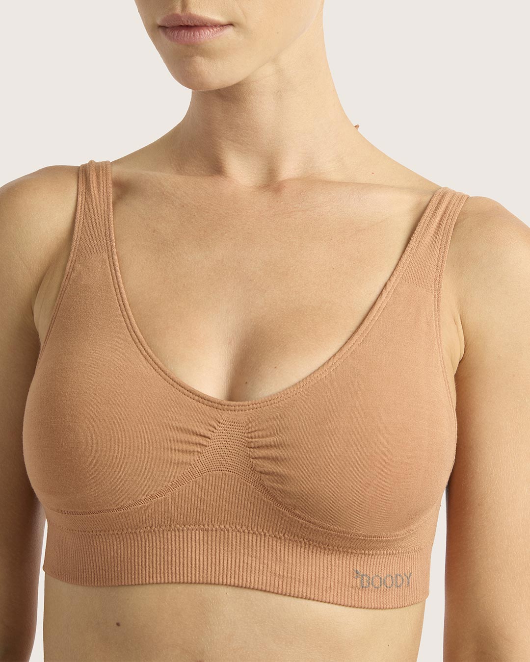 Seamfree Padded  Crop Bra - Cove