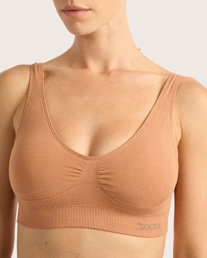 Seamfree Padded  Crop Bra - Cove