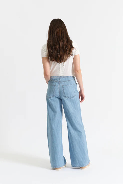 MADISON Mid Rise Wide Leg in Whimsy