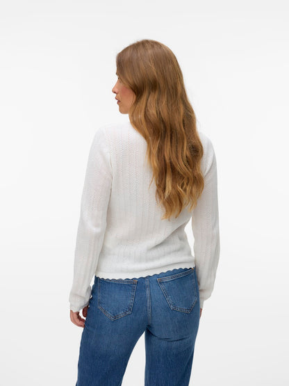 LUXLIGHT - Pointelle Cardigan