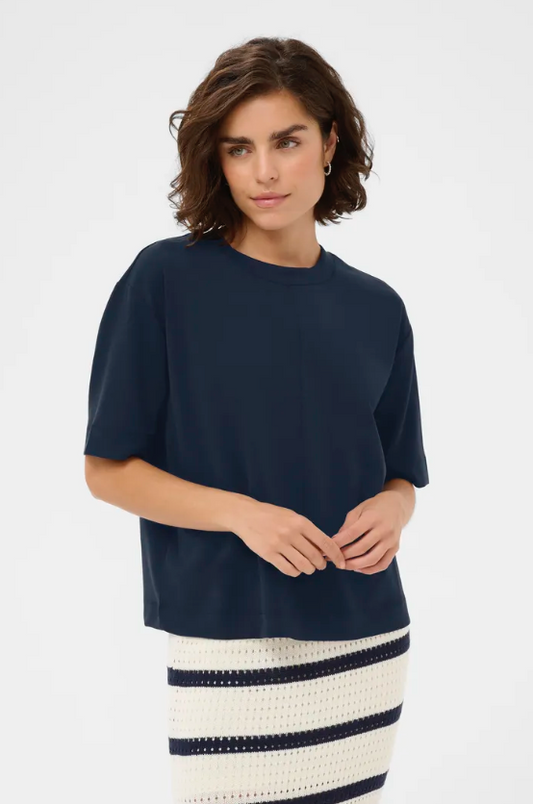 ANNIE T-SHIRT IN MIDNIGHT MARINE