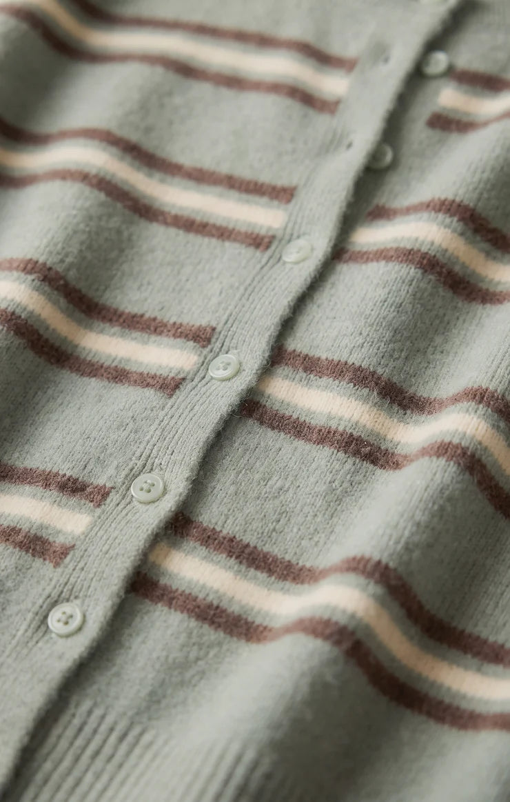 MADINA COZY STRIPE CARDIGAN