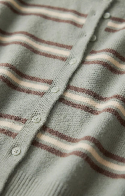 MADINA COZY STRIPE CARDIGAN