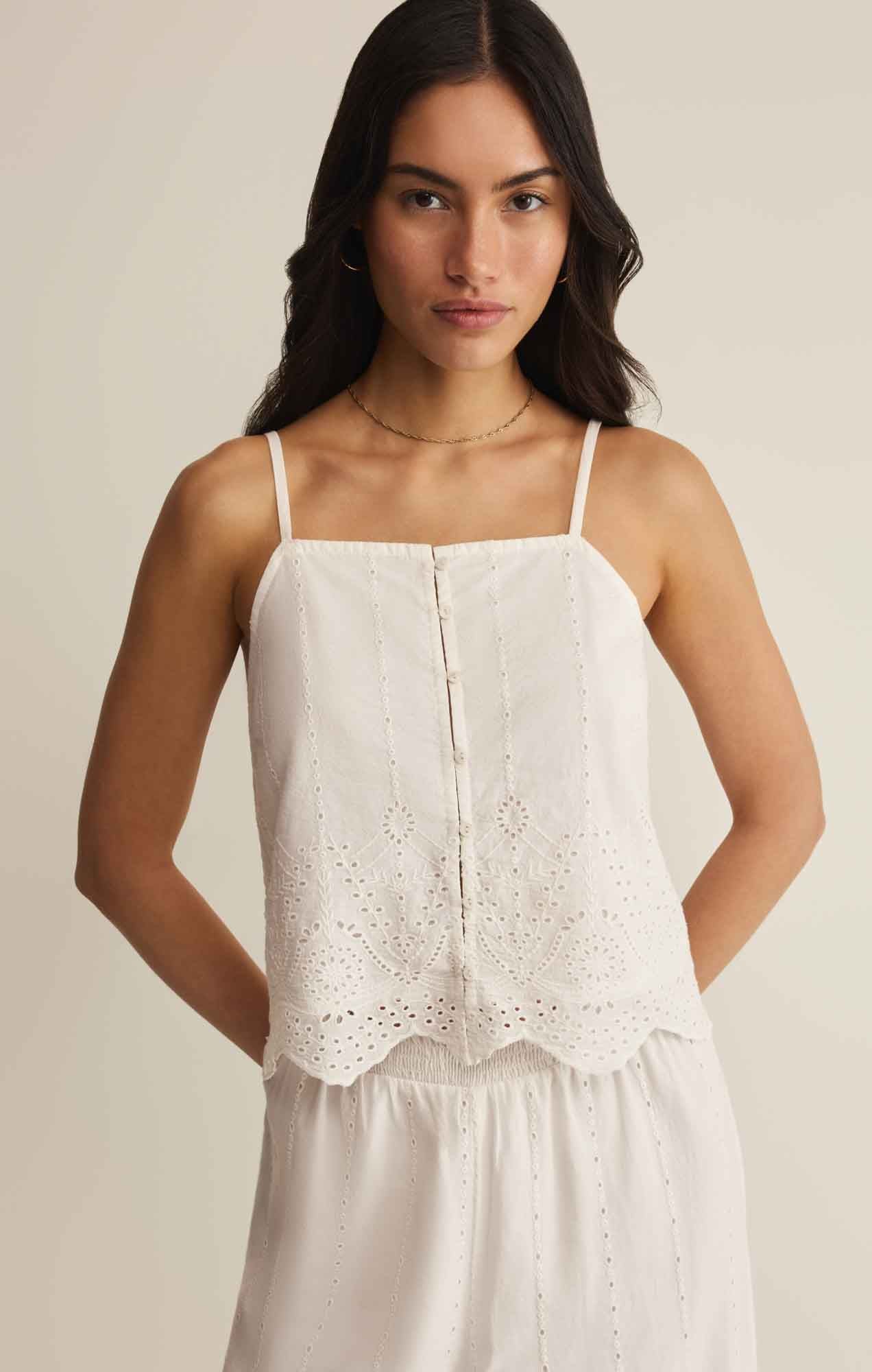 SEA ESTA EMBROIDERED TOP