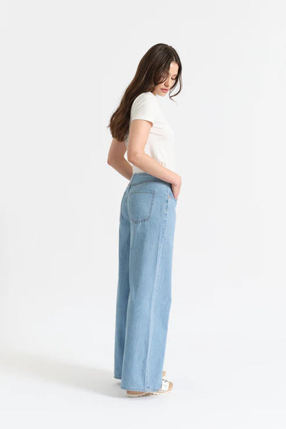 MADISON Mid Rise Wide Leg in Whimsy
