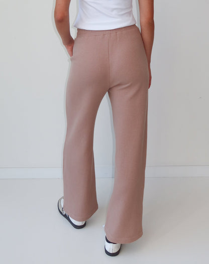 Waffle Wide Leg Pants