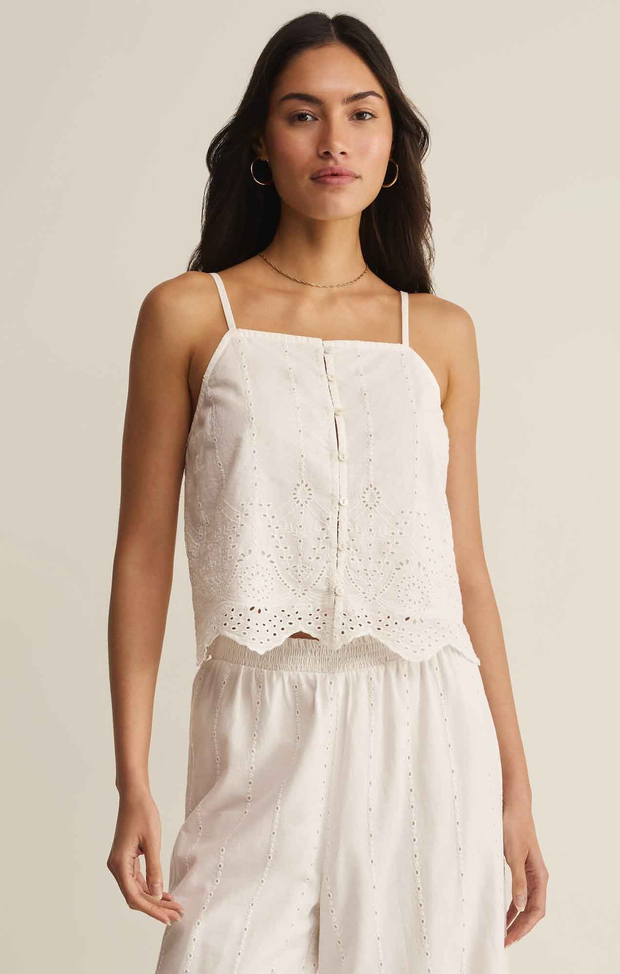 SEA ESTA EMBROIDERED TOP