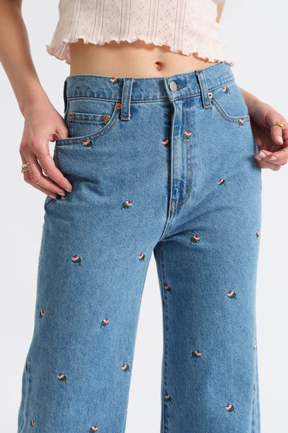 FAR OUT - High Rise Wide Leg in Fated