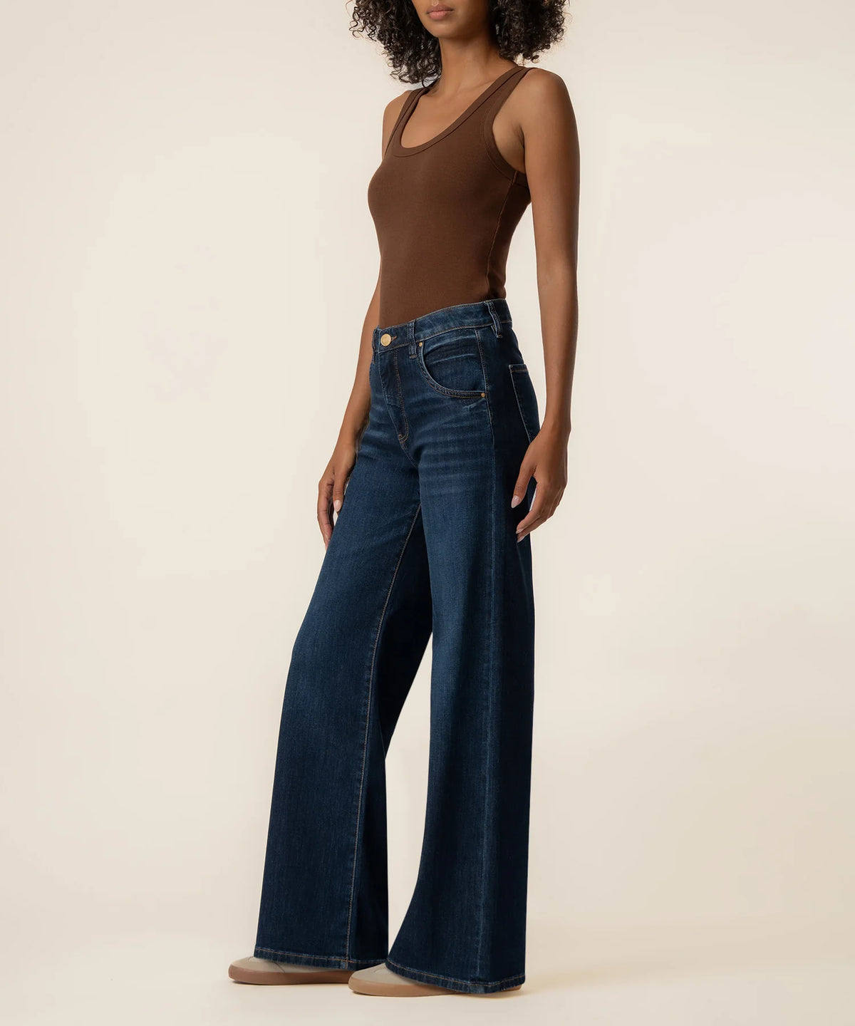 MAYA HIGH RISE WIDE LEG IN ANGELICALLY