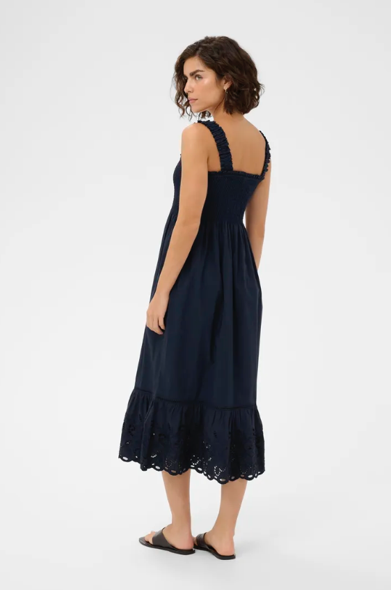 GERTRUD DRESS IN MIDNIGHT MARINE