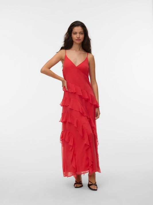 SMILLA LONG FRILL DRESS