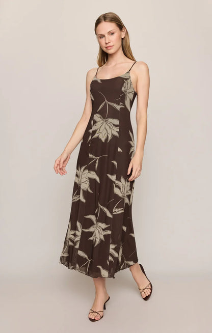 CHARISMA FLORAL MIDI DRESS