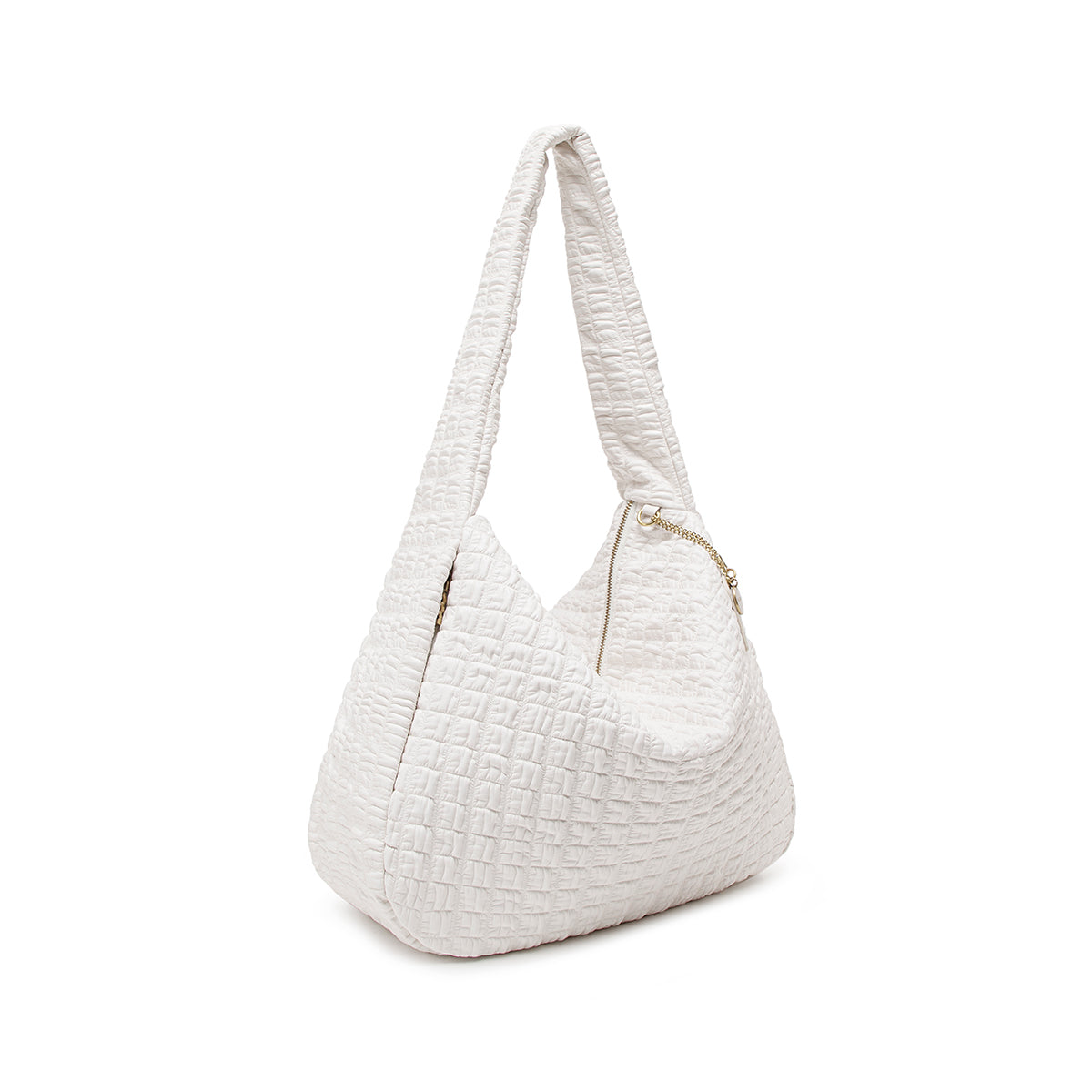 WAFFLE Shoulder Bag - Coconut Cream