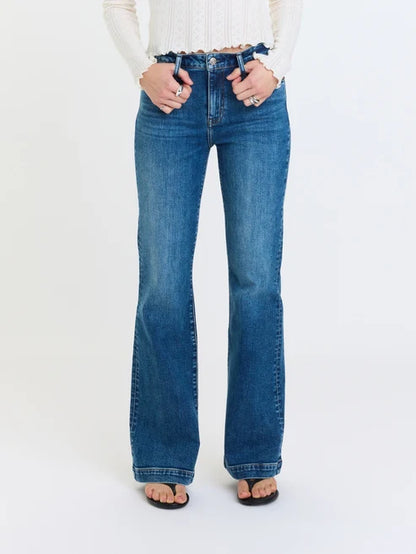 THE HEARTBREAKER MID RISE FLARE IN DUSK