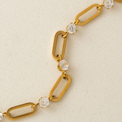 Riva CZ U-Link Bracelet