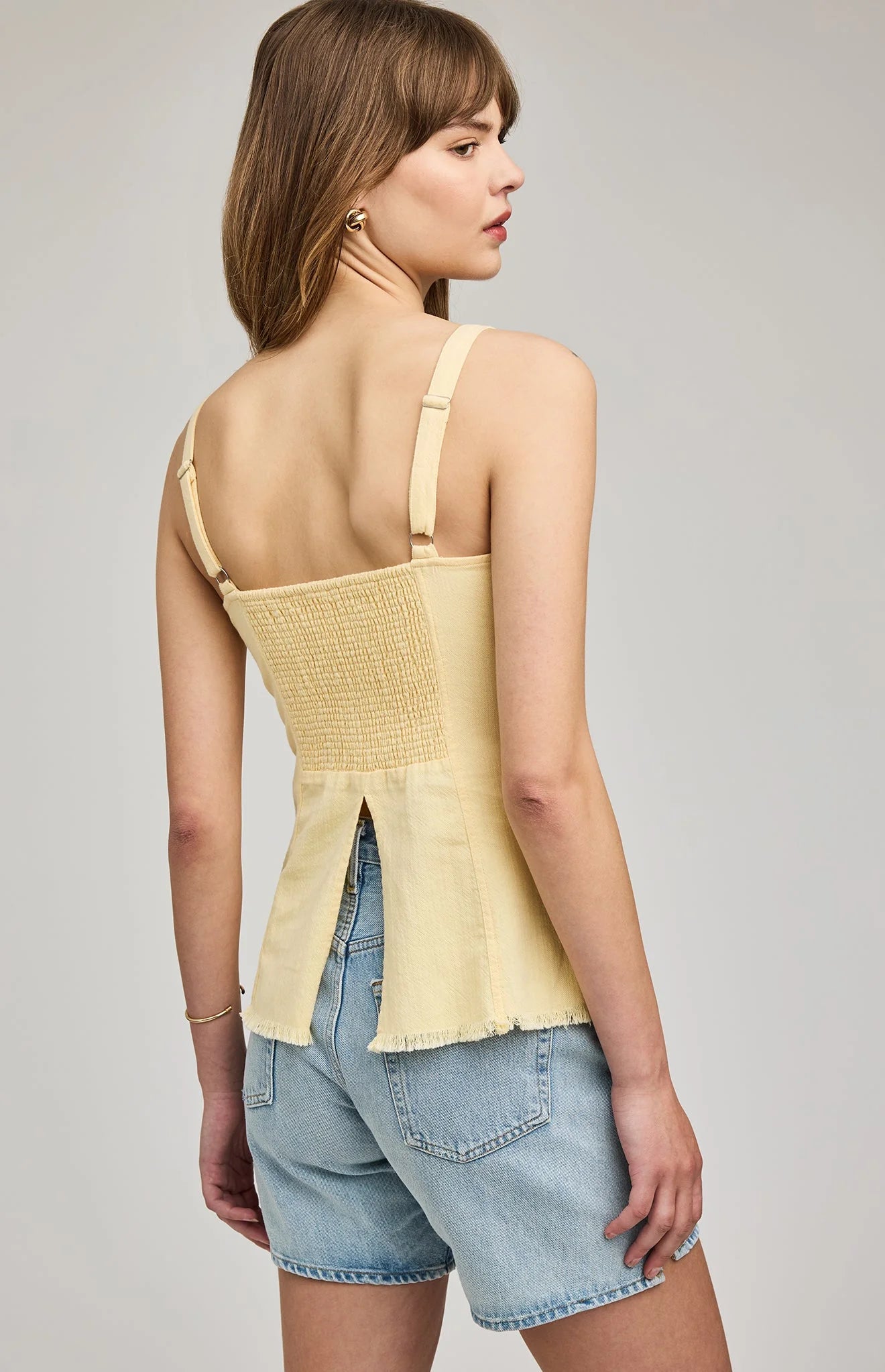 INEZ Tank Top Cornsilk