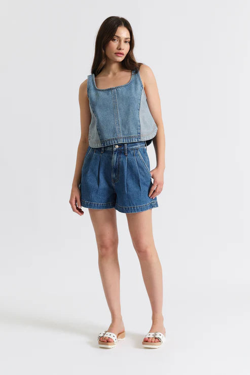 CORONADO - Pleated Short Motage