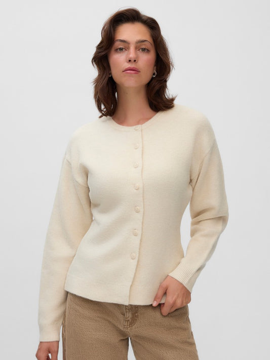 ELENA WAIST CARDIGAN  IN BIRCH