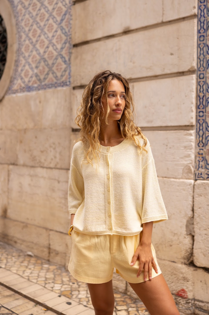 GENEVIEVE - Top Corn Silk