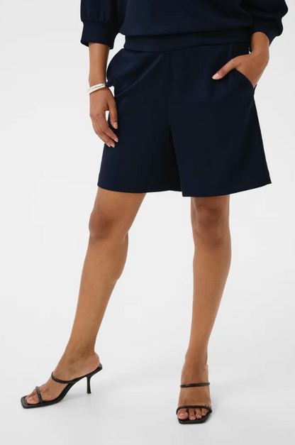 ANNIE JERSERY SHORTS IN MIDNIGHT MARINE