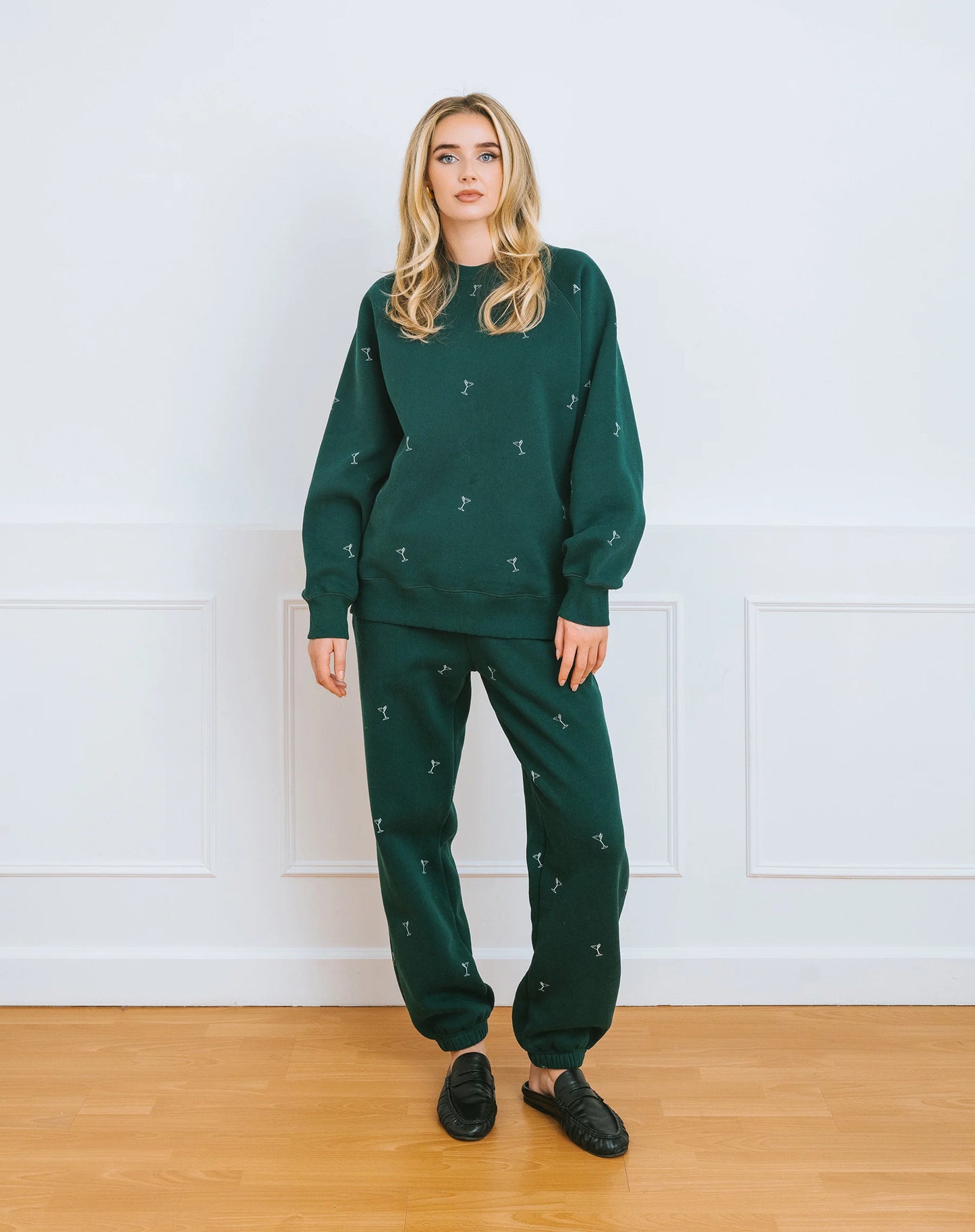 All Over Martini Oversized Jogger