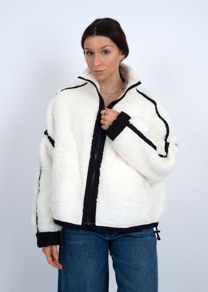 JILL - Sherpa zip up Jacket