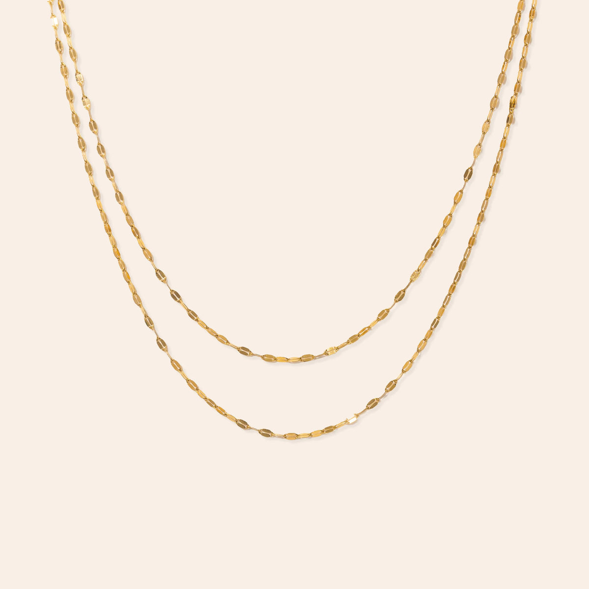 RAY LAYERED NECKLACE - GOLD