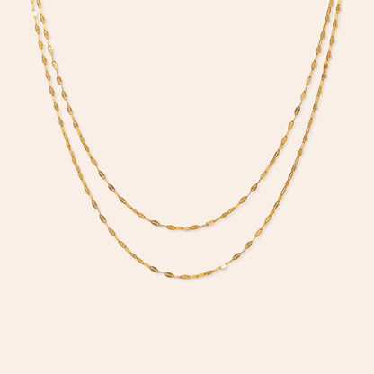 RAY LAYERED NECKLACE - GOLD