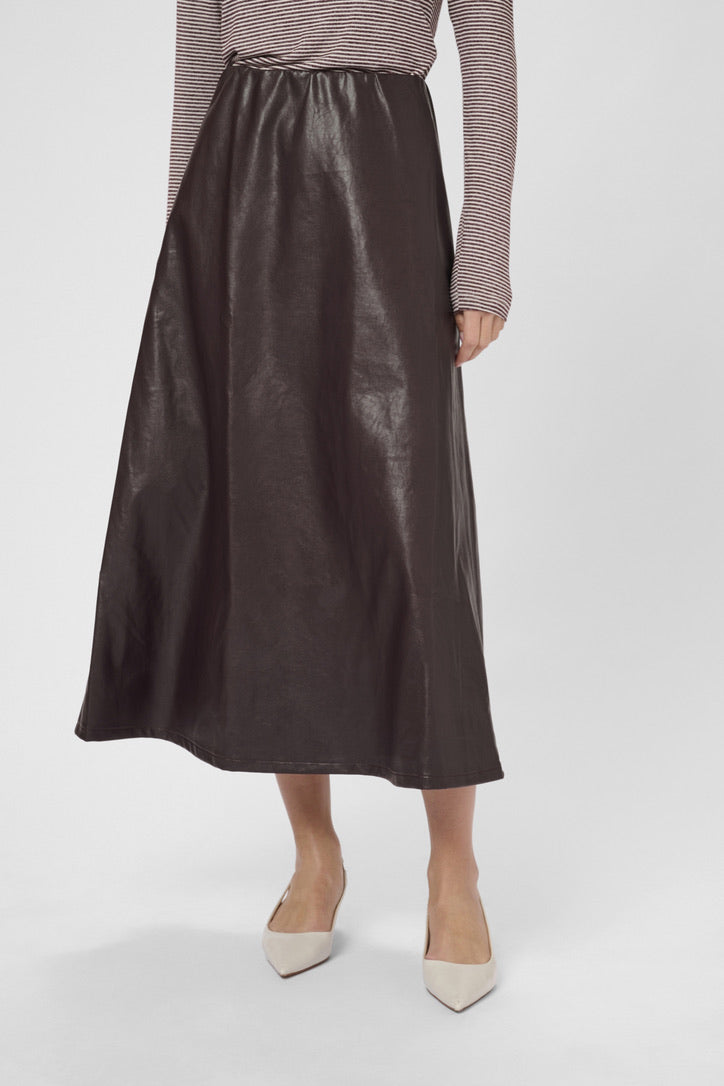 LILLI LEATHER SKIRT